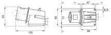 32A 3P+E 400V APP/INLET