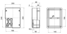 GEWISS GW44208 ENCLOSURE