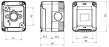 2G 2W 16A IP55 SWITCH