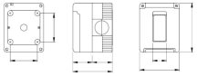 1G 2W 16A IP55 SWITCH