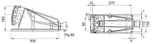 WALL SKT 125A IP67 415v 5PIN