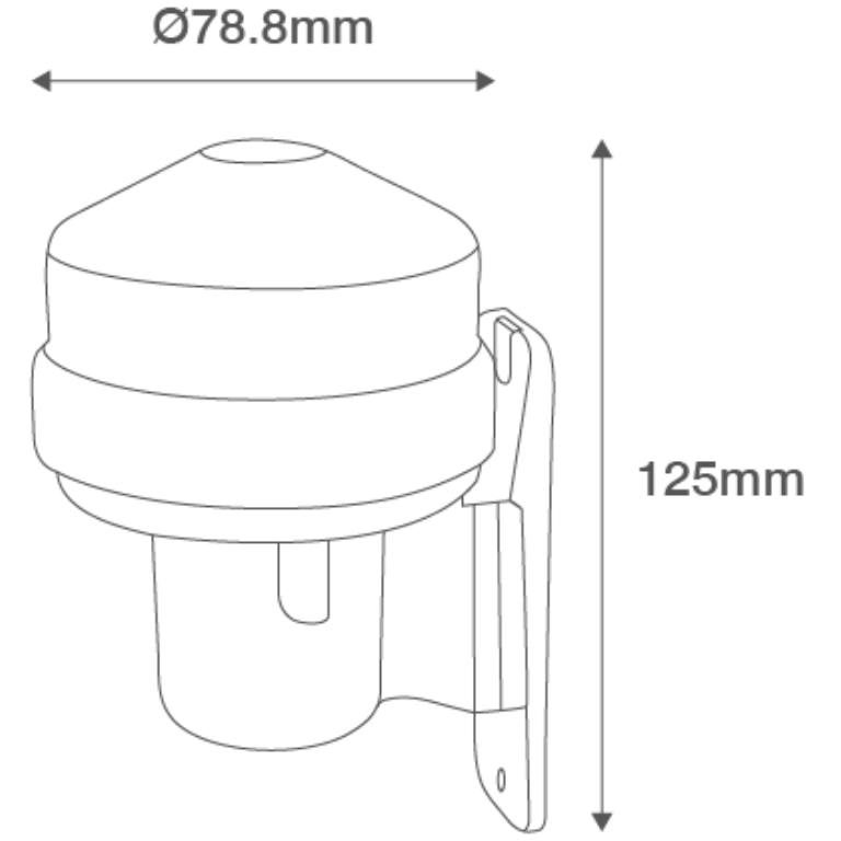 10A PHOTOCEL IP44 BK