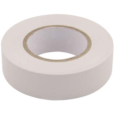 Unicrimp Ltd 1933W : Insulation Tape, Roll Q-Crimp 19mmx33m White PVC