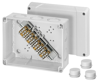 Hensel K9259 : Junction Box, Cable Metric Knockouts 5P, Main Line ...