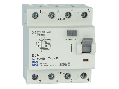 Lewden Palazzoli 63/30/4B : RCD, 4P Type B 63A 30mA